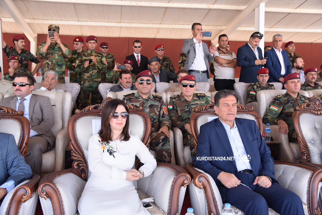 A total of 457 Kurdish Peshmerga fighters completed months of military training which US-led coalition advisers supervised, Aug. 27, 2019. (Photo: Kurdistan 24)